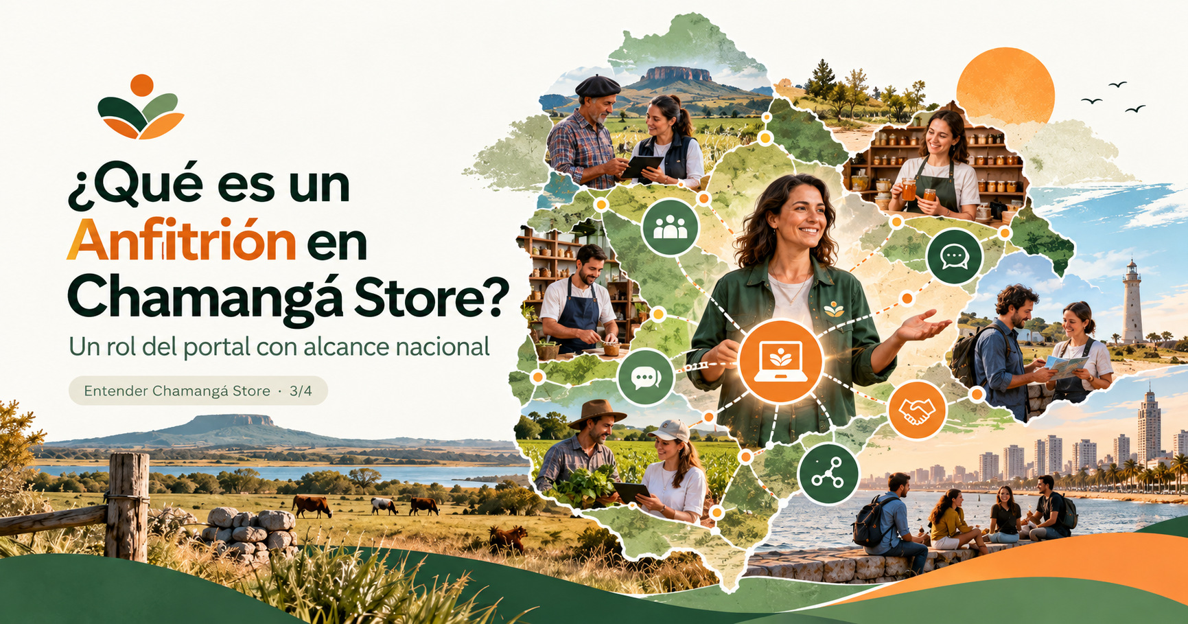 Anfitrión de Chamangá Store, rol del portal con alcance nacional