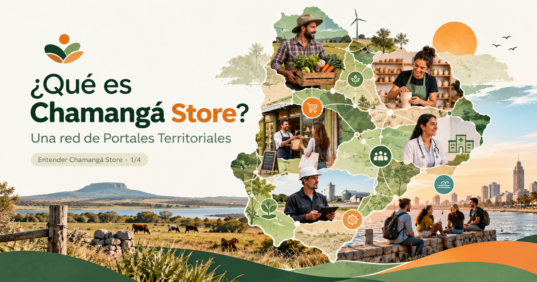 Chamangá Store, red nacional de Portales Territoriales de Uruguay